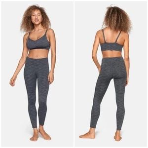 Outdoor Voices Grey Space Dye Warm Up Leggings